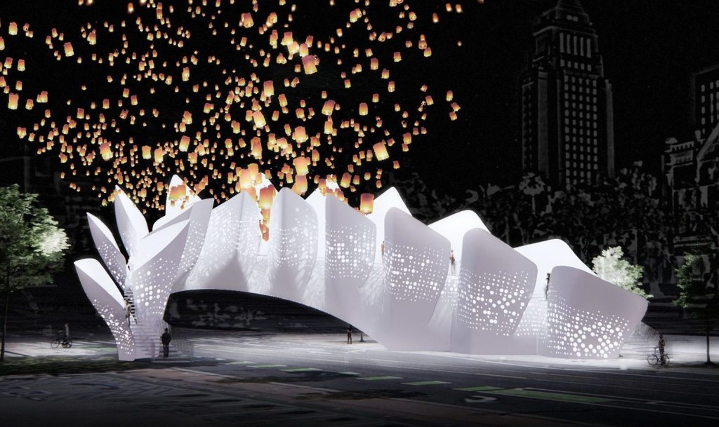 Lotus Memorial Bridge Design